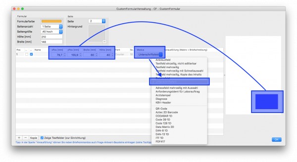 Vorlagen-Editor